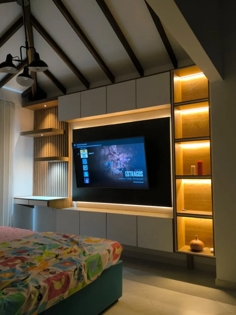 Muebles de TV y bibliotecas a medida en Bogotá